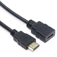3m 2m 1m HDMI-compatible Extension Cable Adapter HDMI Male to Female Extender Cable 1080P for HD TV LCD Laptop PS3 Projector