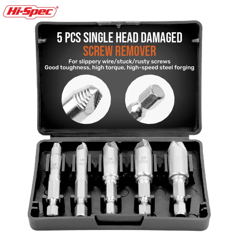 5 Chiếc Bị Hư Hại Vít Máy Hút Mũi Hút Triệt Hạ Tước Vỡ Tốc Độ Ra Bu Lông Hút Bu Lông Bông Tẩy Trang Công Cụ