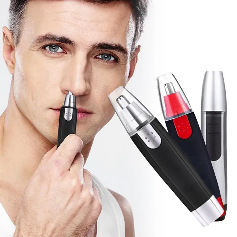 Updated Electric Nose Hair Trimmer Ear Face Clean Trimmer Razor Removal Shaving Nose Face Care Kit For Men Women Hair Trimmers