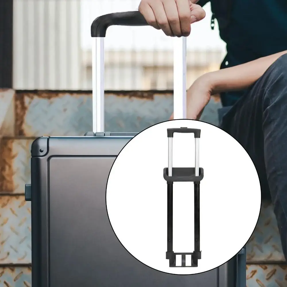 Retractable Luggage Handle Universal Replacement Travel Case Handle Bold Easy To Install Luggage Drag Handle