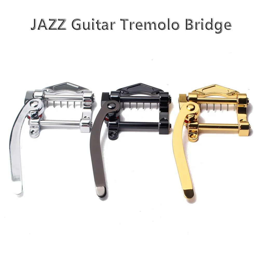 Guitar Vibrato Tailpiece Tremolo Flat Top Body Tremolo Unit Vibrato Bridge for SG, LP, ETC  ES335 Guitar Accessories wholesale