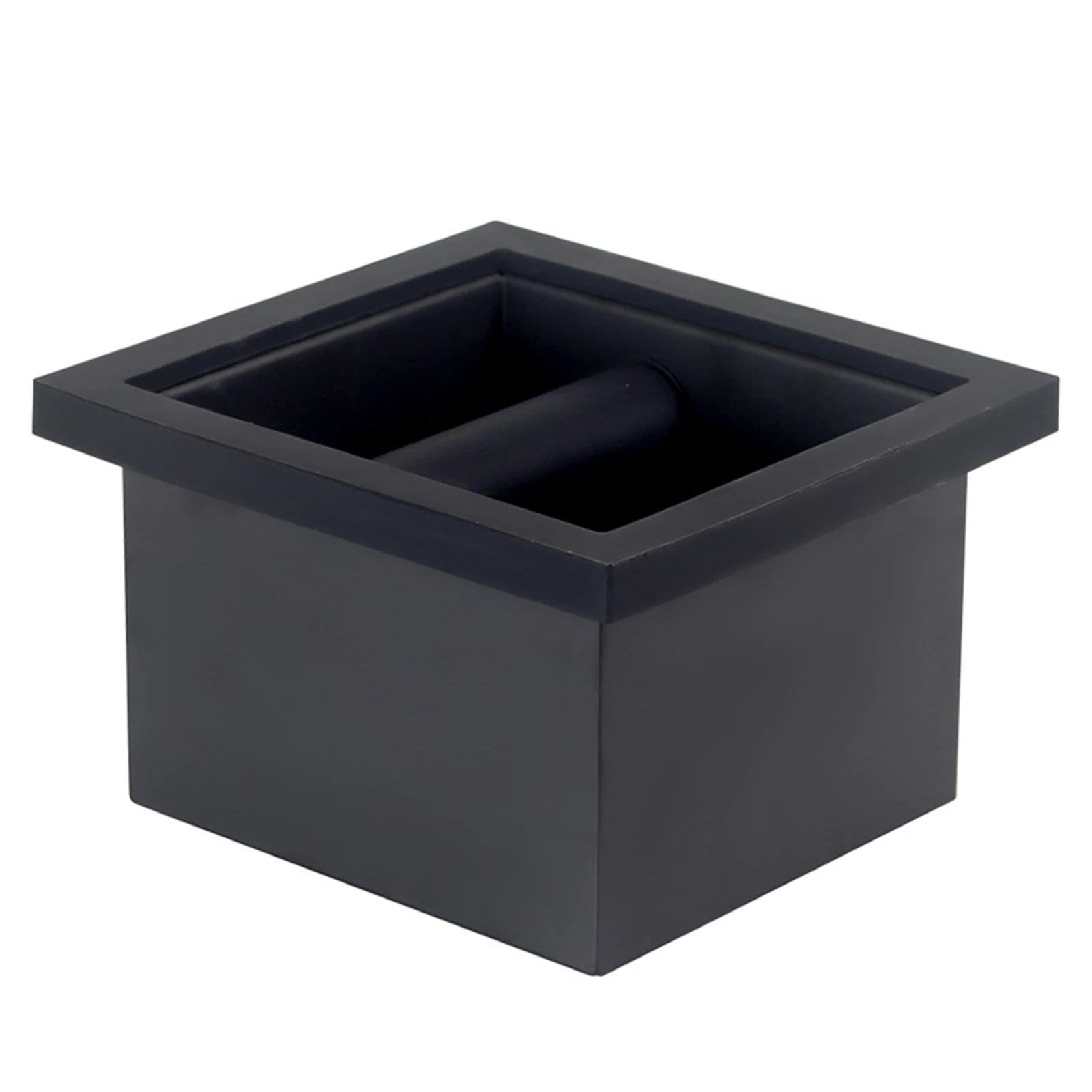 

Brand New Knock Box Coffee Grounds Box Bottomless Desktop Embedded Knock Box Bucket Large Capacity Rubber Stable