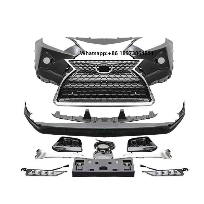 

New Product Car Parts Car bumpers For Lexus style body kit Front bumper Grille For Rav4 2019-2021