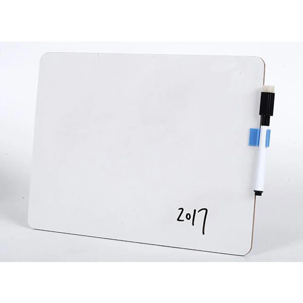 5Pcs Desktop Small White Whiteboard 21x30cm Double Side Writing Board Erasable Message Planner Reminder Home Office School
