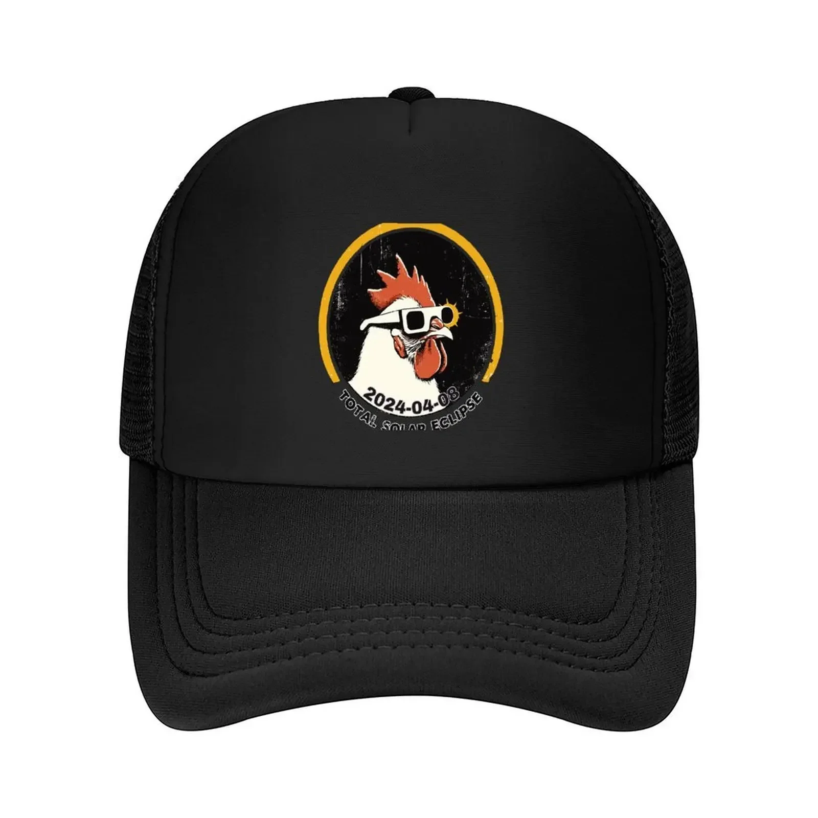 2026 Cool rooster Total solar eclipse 2024 Baseball Cap Sports Cap Gentleman Hat Luxury Man Hat Boy Child Women's