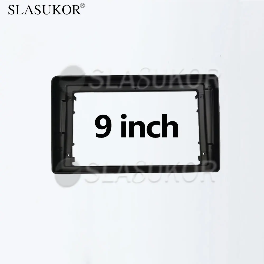 9 INCH Double Din Car Radio Fascia Frame For Toyota Etios 2011 - 2021 Frame No Cable Trim Panel