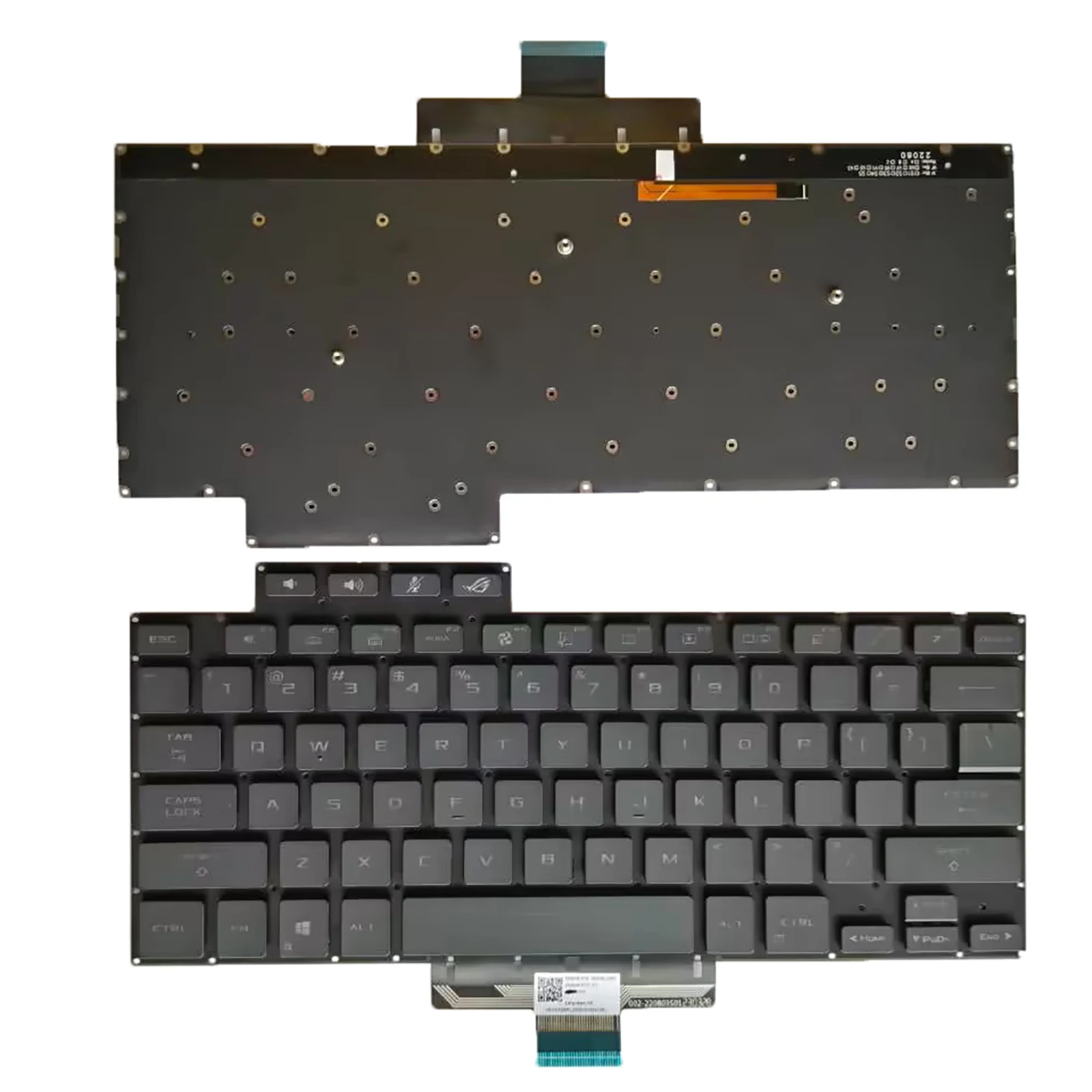 

US Laptop Keyboard for ASUS Zephyrus G15 GA503Q GA503QR GA503QS M16 GU603H 0KNR0-2812US00 no pointer with backlight