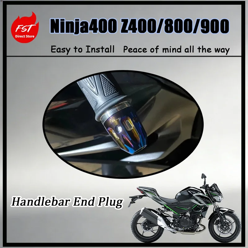 FOR Ninja400/Z400/Z800/Z900 CNC Handlebar End Weights Anti-Crash Bar End Plugs Balancer Terminals Reduce Vibrations Motorcycle