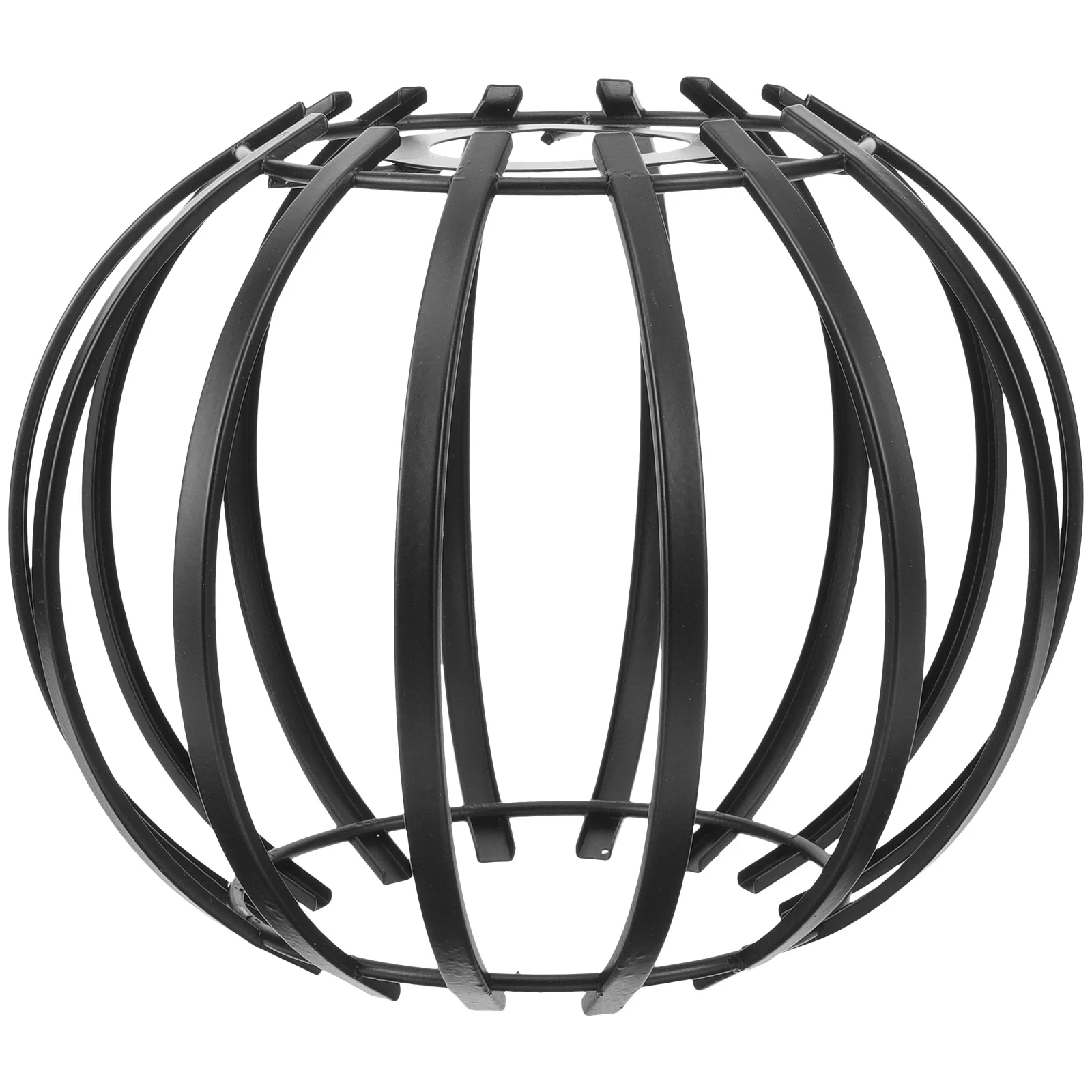 

Iron Pendant Light Shade Hollow Cage Lampshade For Ceiling Hanging Lamp Metal Bulb Protector Cover Modern Home Lighting
