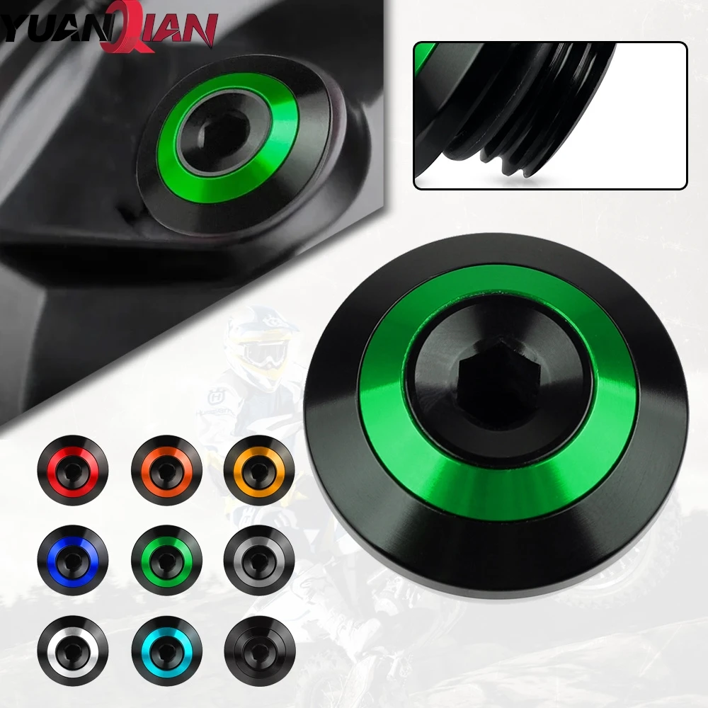 

M20*2.5 Oil Filter Cup Engine Plug Cover For Kawasaki Z800 Z650 Z900 Z400 Z1000 Z1000R Z1000SX Z900RS Oil Filler Cap Aluminum