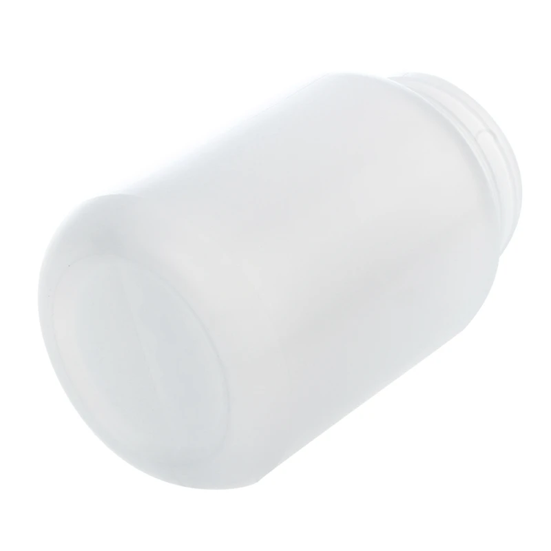 3X Laboratory Chemical Storage Case White Plastic Widemouth Bottle 500ML