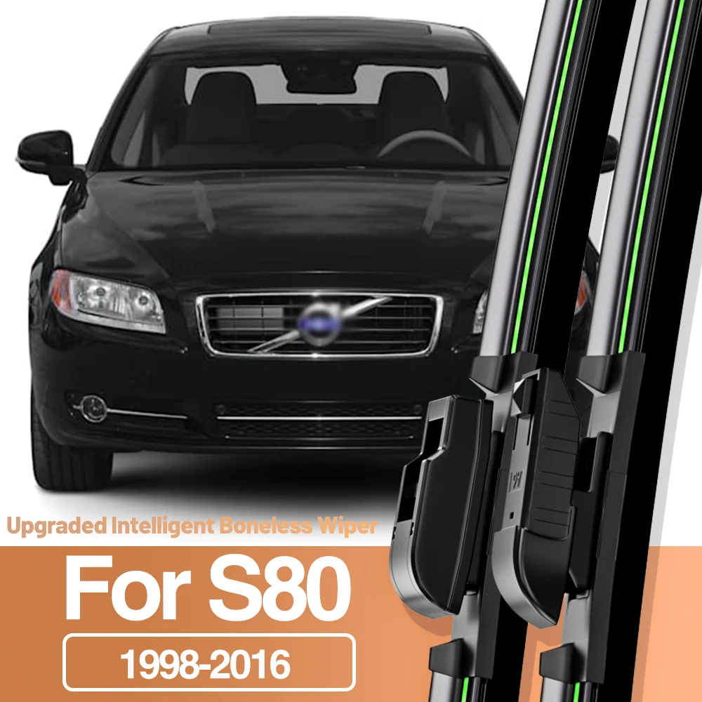 

2pcs For Volvo S80 I II 1998-2016 Front Windshield Wiper Blades Windscreen Window Accessories 2003 2006 2007 2010 2013 2015