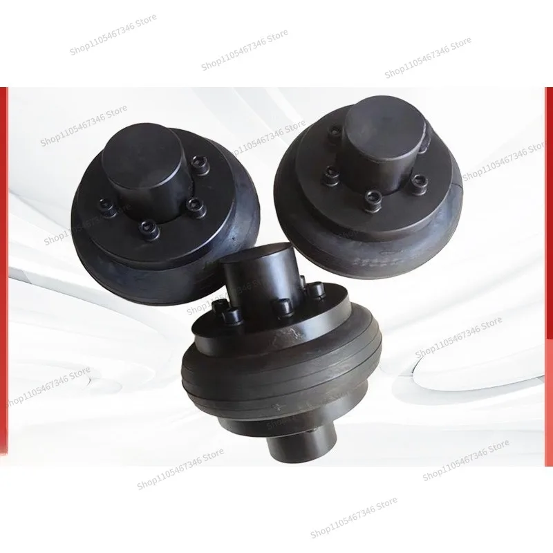 For Tire Coupling UL Type Rubber Ring Elastic Coupling Starting Machinery Transmission Shaft Accessories 2 Pcs