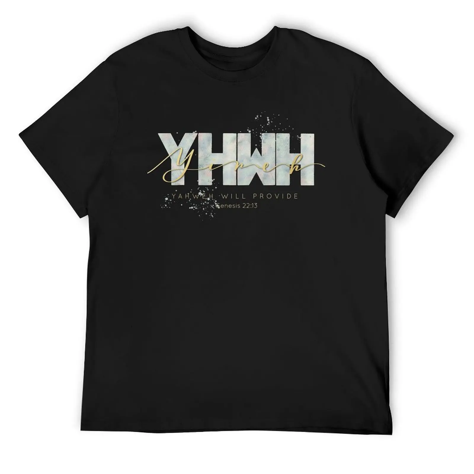 

YHWH Yahweh Provides T-Shirt customs design your own baggy shirts blacks custom t-shirts mens graphic t-shirts anime