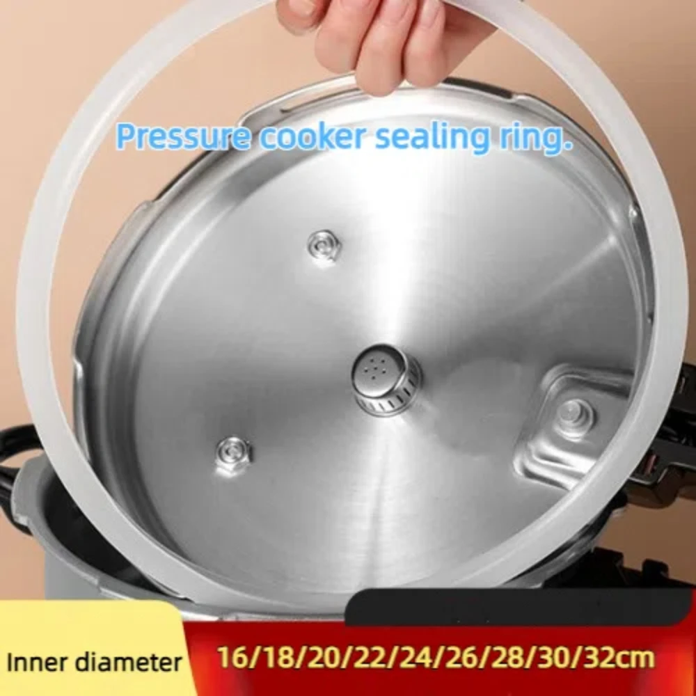 Pressure cooker sealing ring. Inner diameter 16/18/20/22/24/26/28/30/32cm silicone ring pressure cooker accessory leather ring.