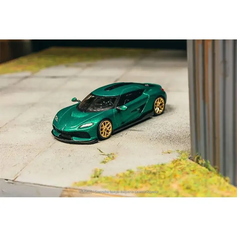 Prevendita Tarmac Works 1:64 Koenigsegg Gemera Green Diecast Collezione di modelli di auto Giocattoli TW