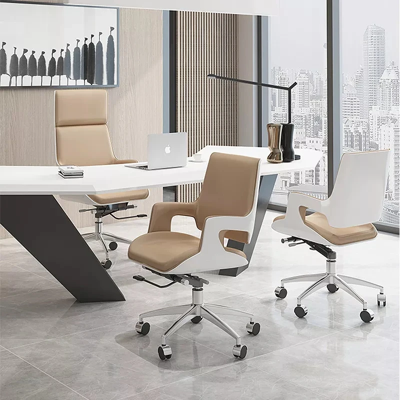 Customized modern metal craftsmanship, light luxury, internet celebrity art, Italian style Iron Man office boss chair