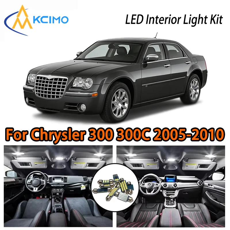 

Dual Color LED Interior Lights For Chrysler 300 300C 2005-2010 , Super Bright Easy Install Car Atmosphere Lamp