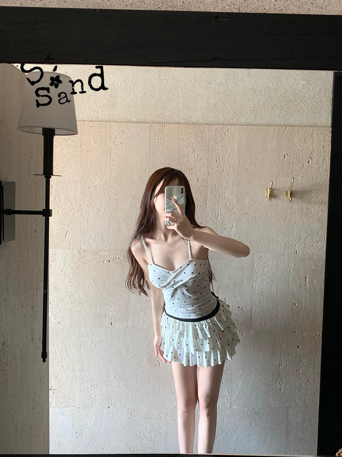 vintage-polka-dot-swimsuit-girl-knot-conservative-slimming-beautiful-holiday-swimming-costume-dr