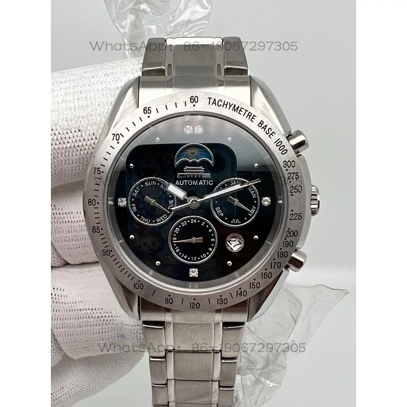 Black Complex Mechanical Men's Watch