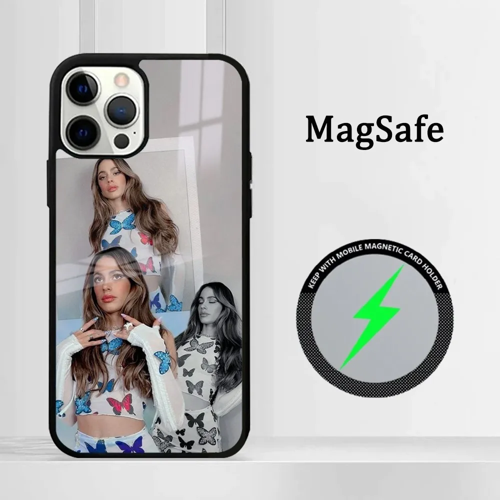 Hot Star M-Martina S-Stoessel TINI Phone Case For iPhone 15 14 13 12 11 Pro Max Plus Mini Mirror Magnetic Cover