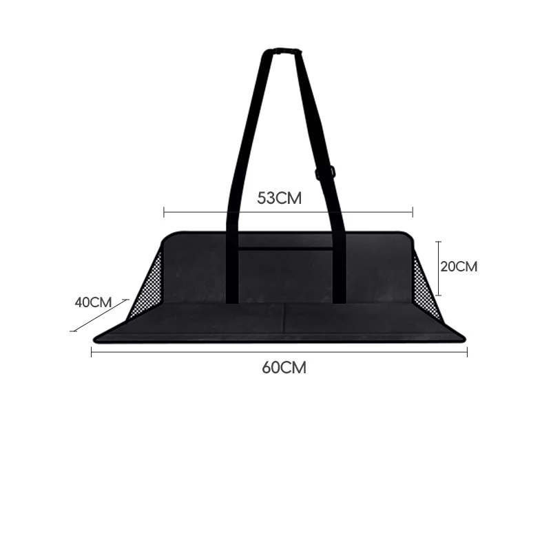 60cmX40cm Black