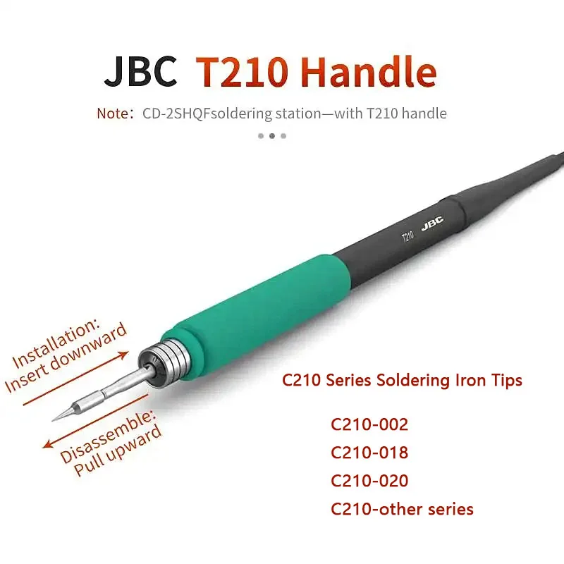JBC C210 Series  Soldering Iron Head C210018 C210002 C210020  Universal C210 Soldering Station Mobile Phone PCB Repair Tool