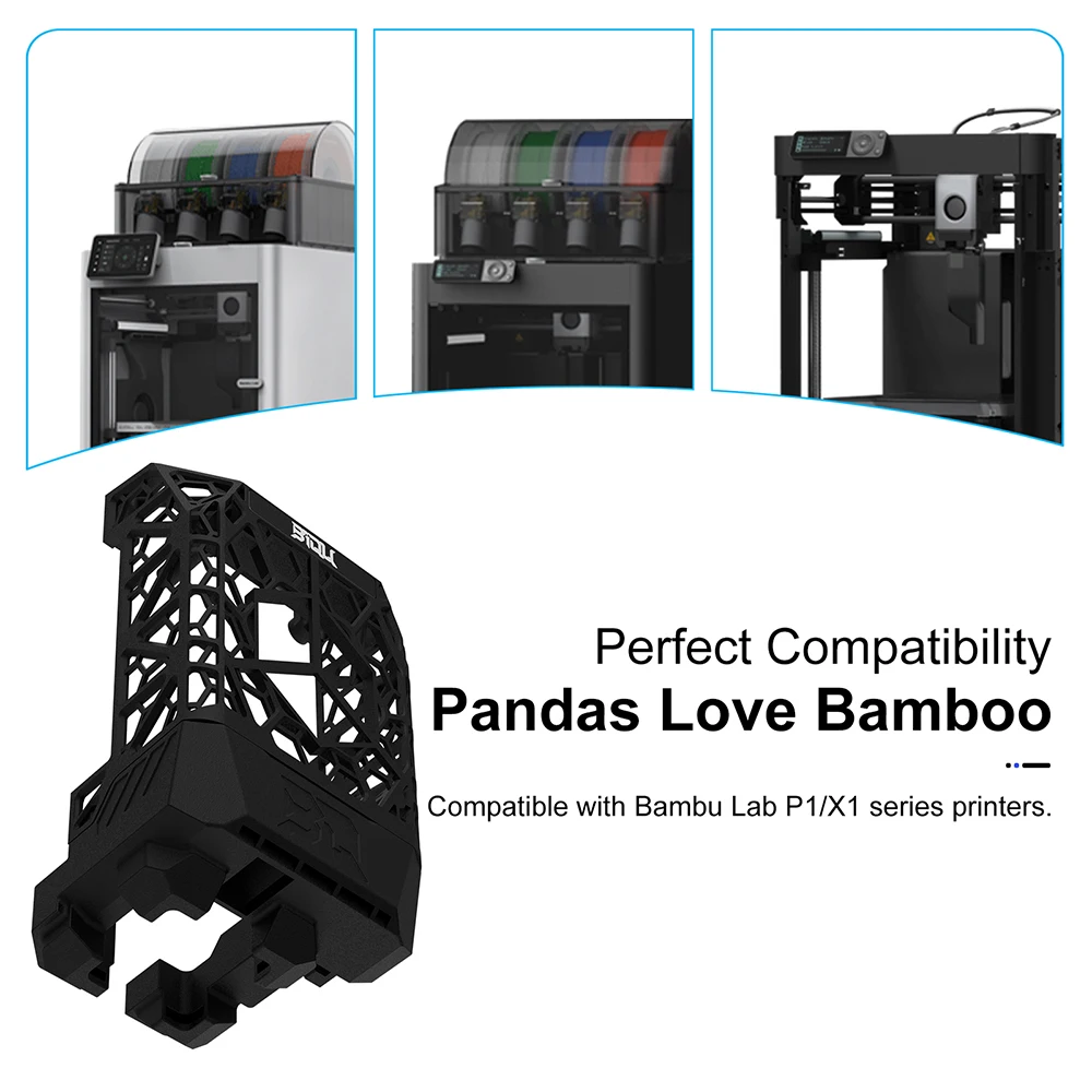 Imagem -04 - Bigtreetech Panda Jetpack Mjf Náilon Leve de Alta Resistência Atualização Panda Jet Ventilador de Refrigeração Duto para Bambu Laboratório p1 x1 Panda Revo