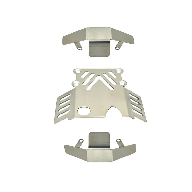 

For MJX 1/12 H12Y H12Y+ H12P Remote Control Car Upgrade Accessories Non Destructive Installation 304 Chassis Armor