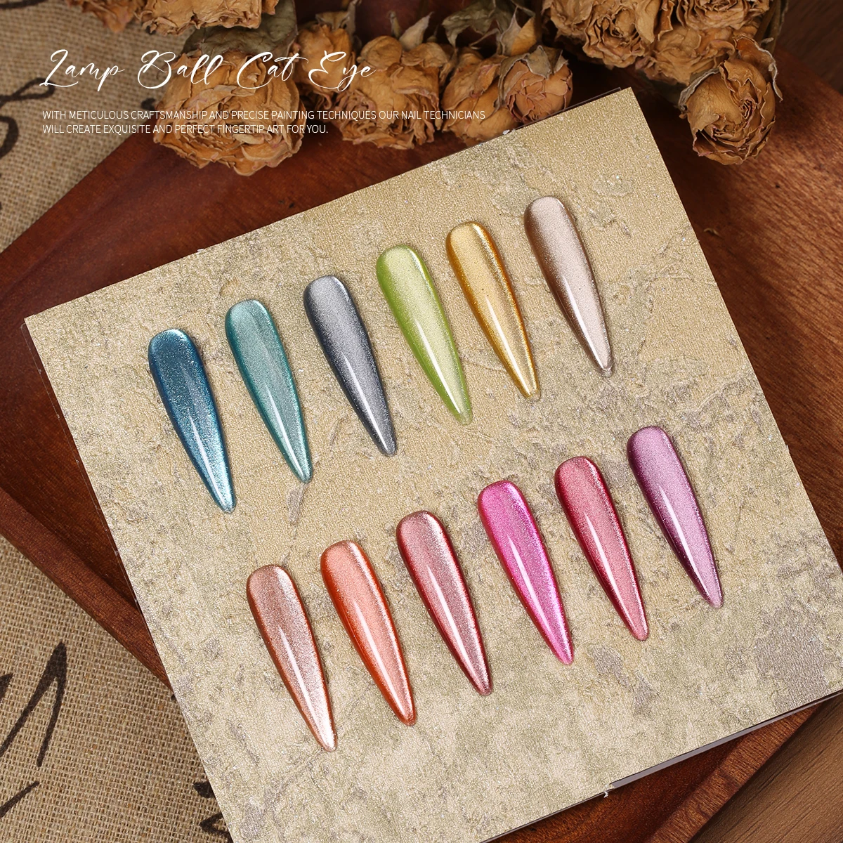Mocmaki White Moonlight Nail Cat's Eye Gel Magnetic Satin Gel Polish 9-Colors Soak Off Glitter Phototherapy Manicure Varnish - view 2