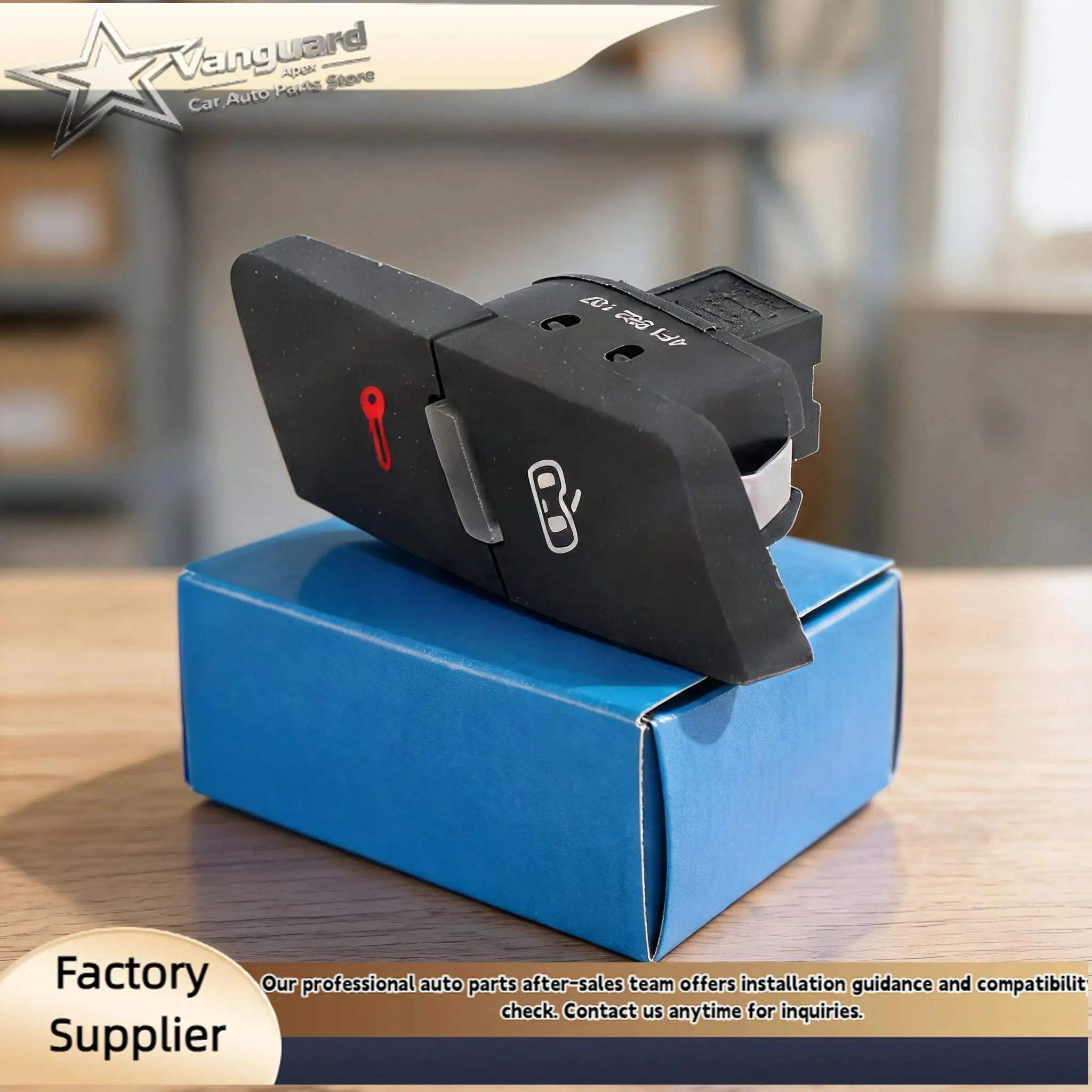Car Central Lock Button Left Front Door Locking Switch for 4F1962107 4FD962107 for Audi A6L 2005-2008