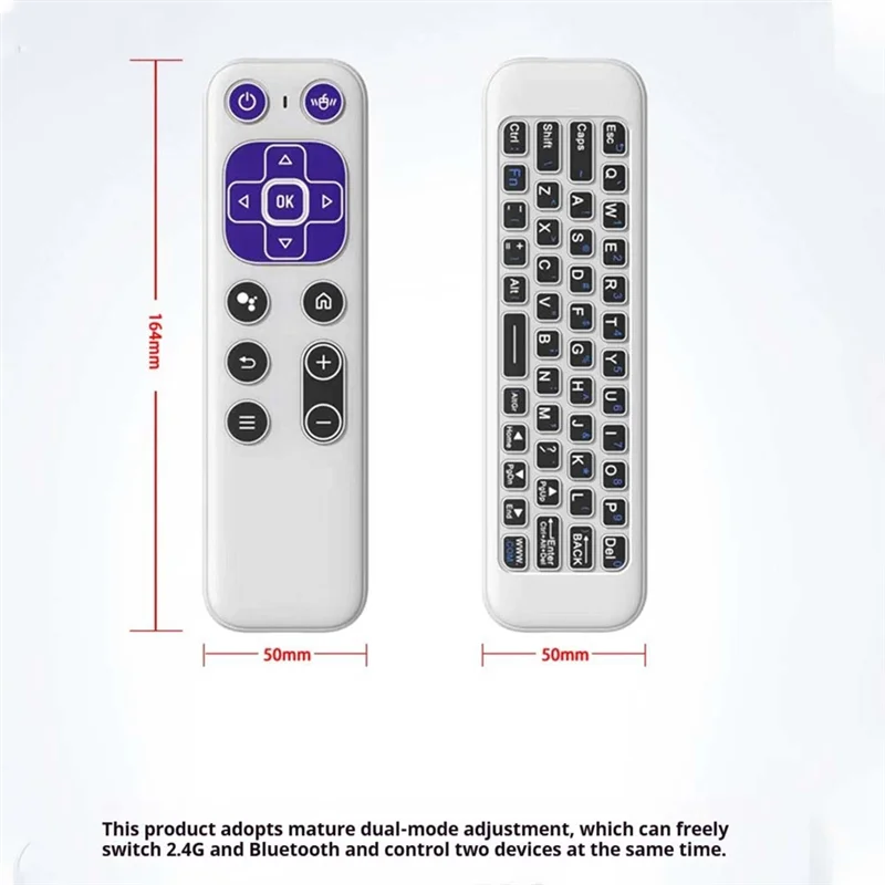 T6 Bluetooth Пульт Дистанционного Управления Беспроводная Голосовая Воздушная Мышь Гироскоп Соматосенсорная 2,4G Bluetooth Двухрежимная Воздушная Мышь