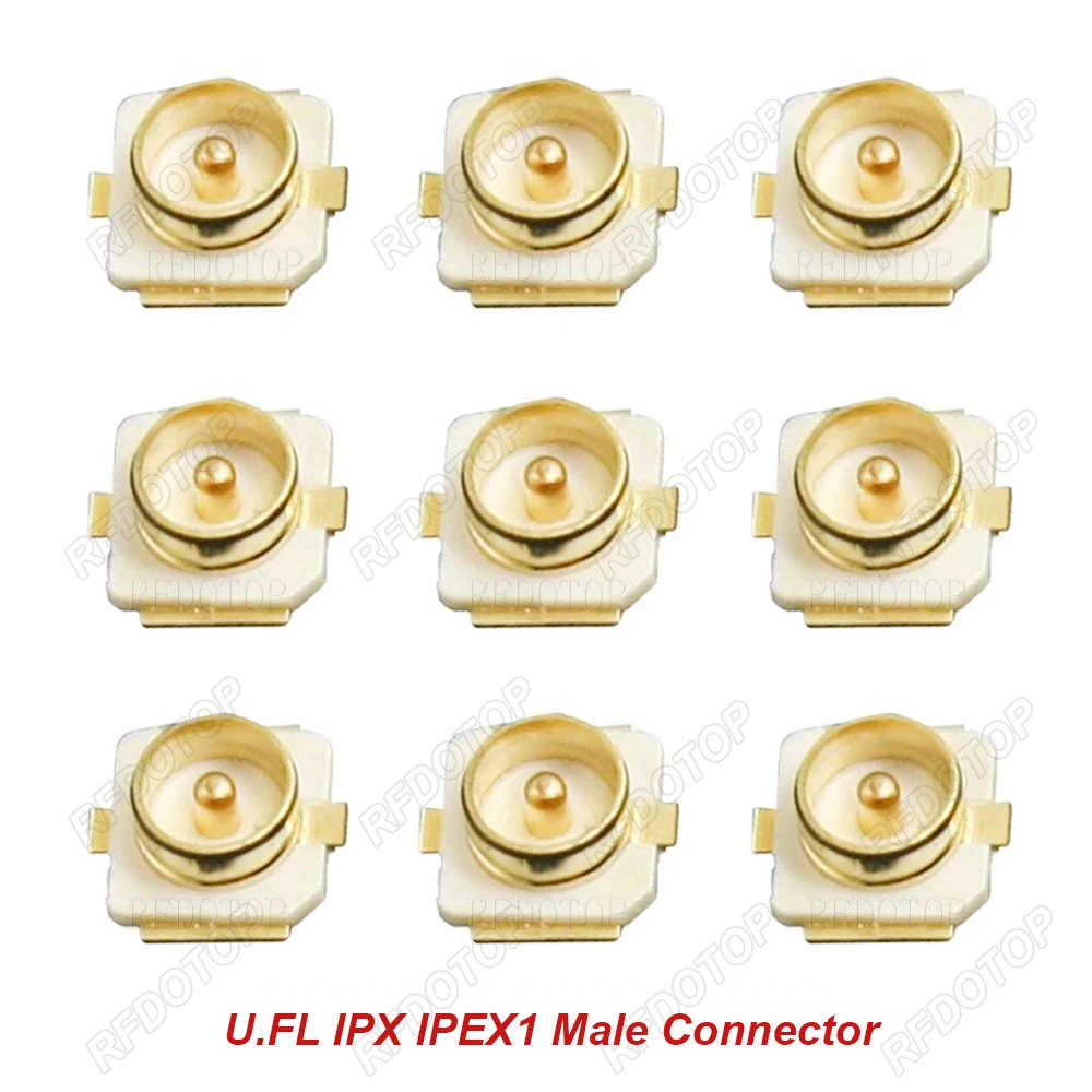 20PCS/Lot U.FL IPX IPEX1/MHF3/MHF4 Male Plug WiFi Antenna Socket IPEX SMT PCB RF Coaxial WiFi Connector Antenna Board Terminal