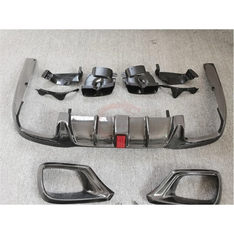 

For Mercedes Benz S-Class W222 S63 S65 B Style Carbon Fiber Front Lip Vent Diffuser Spoiler Fender Body Kit