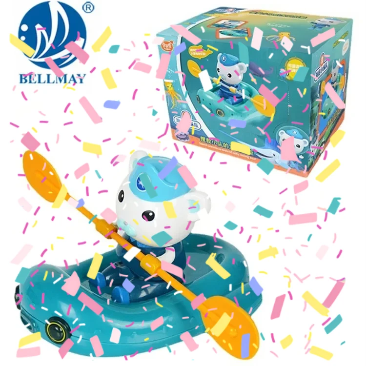 TV wind-up toys Genuine authorized Underwater Team bathing toddler bathing bath toys search and rescue squad shark kayak toys
