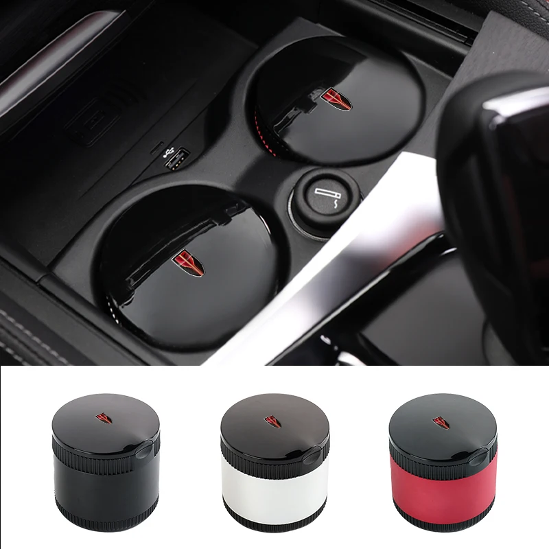 Car Interior Ashtray LED Light Portable Smoke Ashes Holder For Hongqi H9 HS5 H5 H7 E-HS9 E115 HS7 LS7 2021 2022 2023 Accessories