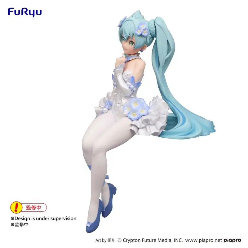 Em Meia Original FuRyu Vocaloid Hatsune Miku Figura Anime Fada Flor Espírito 15 CENTÍMETROS Ação Estatueta Modelo Boneca Brinquedos Presente Surpresa