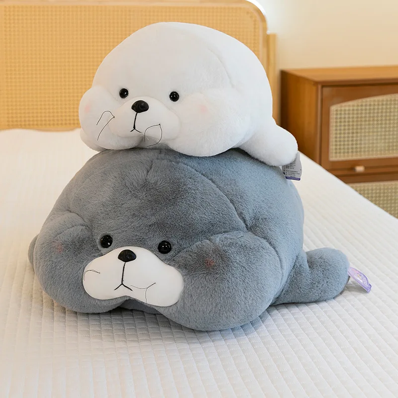 Soft Fat Potato Seal Stuffed Toy Multi-Size Sea Creature Seal Cloth Doll Bedside Doll To Accompany Children To Sleep Partner