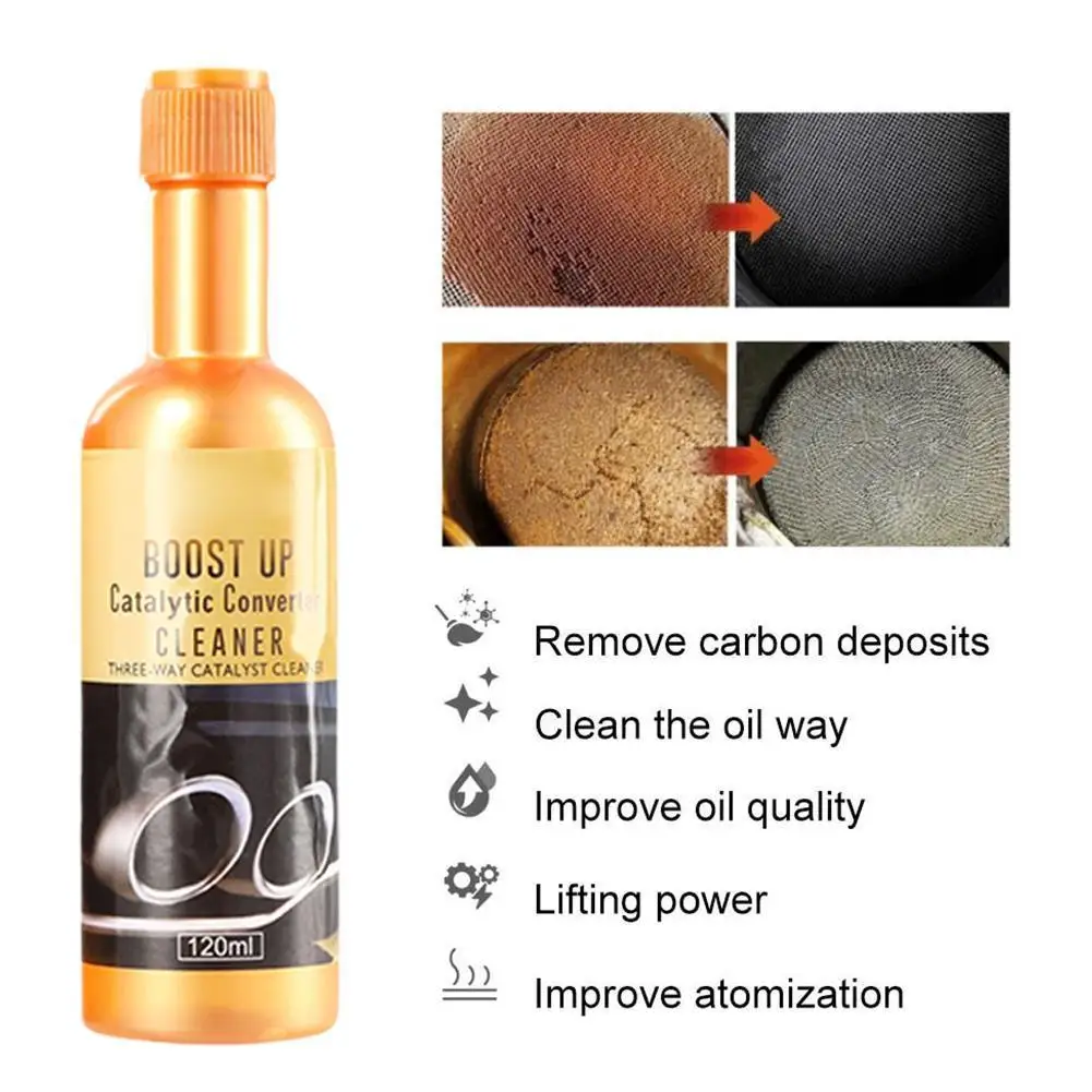 3pcs 120ml Promotion Car Catalytic Converter Cleaners To Automobile Engine CSV Clean Accelerators Catalysts Easy Cleaner