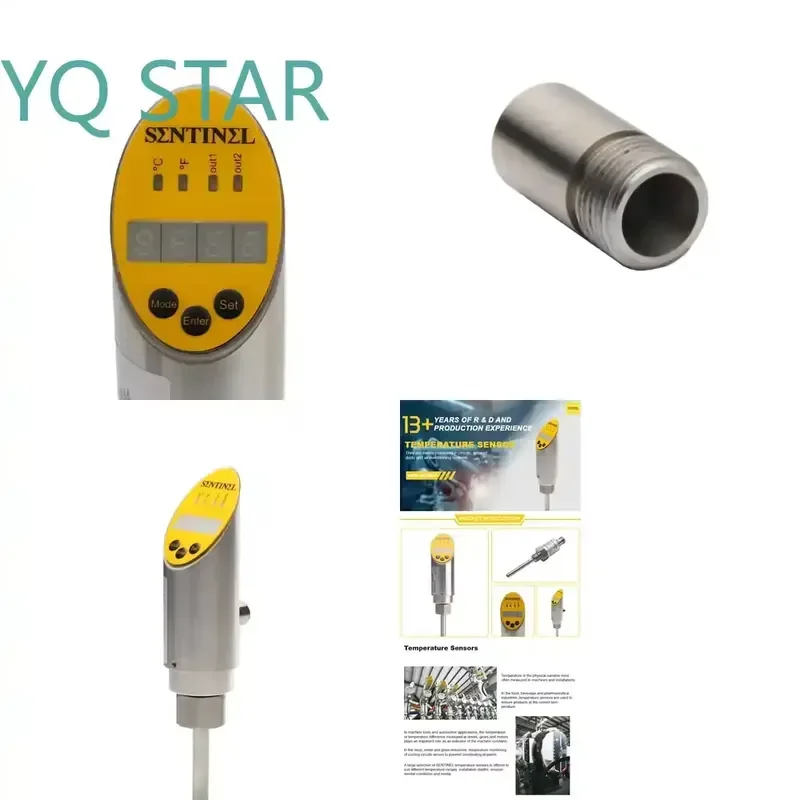 Durable Water Pipe Temperature Sensor for Accurate Control for HVAC Systems Plumbing Monitoring Industrial Automation