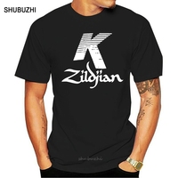 Zildjian K Percussion Drums Cymbal Logo Mens Black T-Shirt Cotton Printed Short Sleeves Funny Graphic Tee Shirt