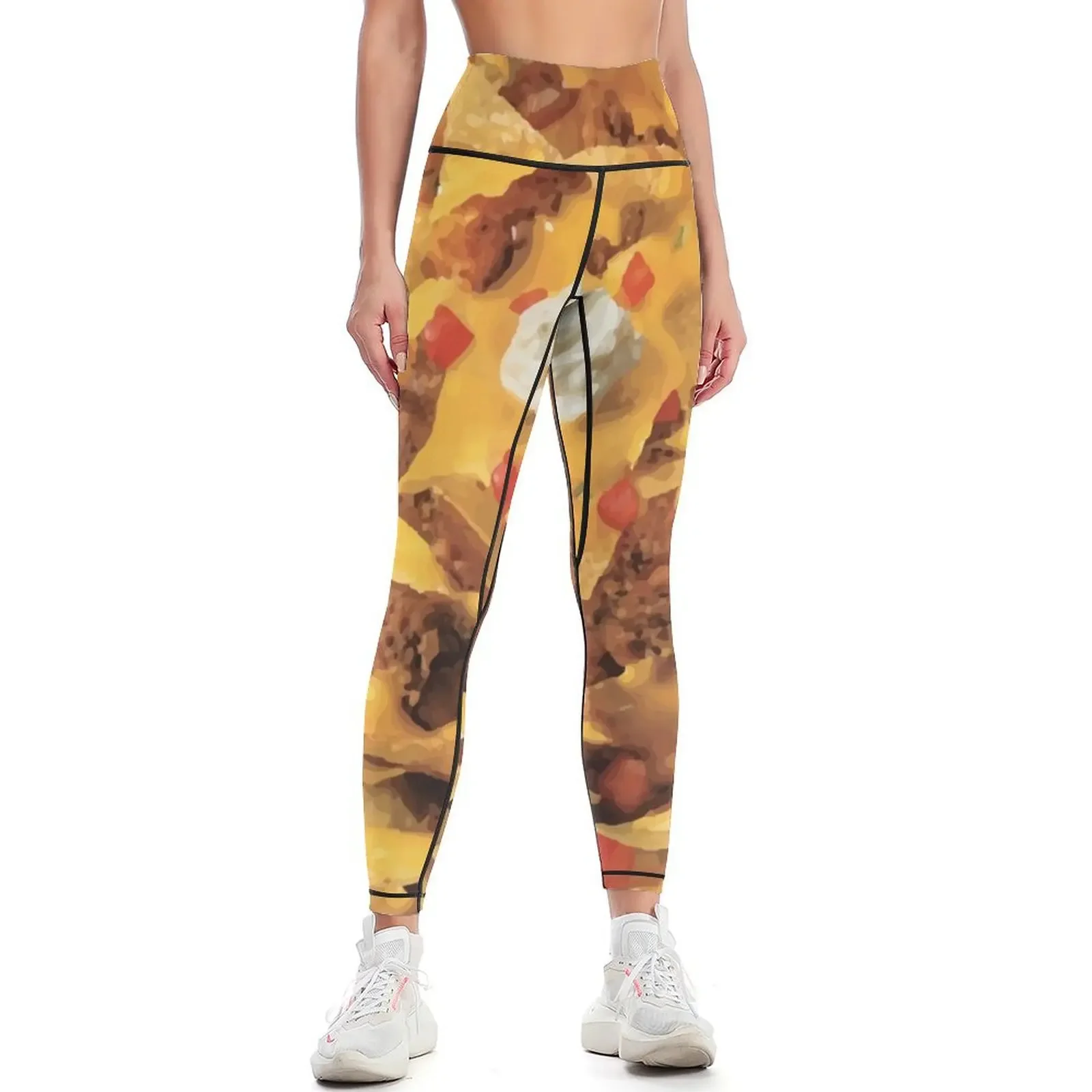 Nacho Time! Leggings gym top legging gym Tight fitting woman sports for gym Womens Leggings