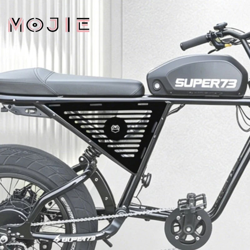 Super 73 Motorcycle Accessories Rear Triangle Decorative Carbon Steel Baffle Side Left Right Panel For SUPER 73/RX Super 73