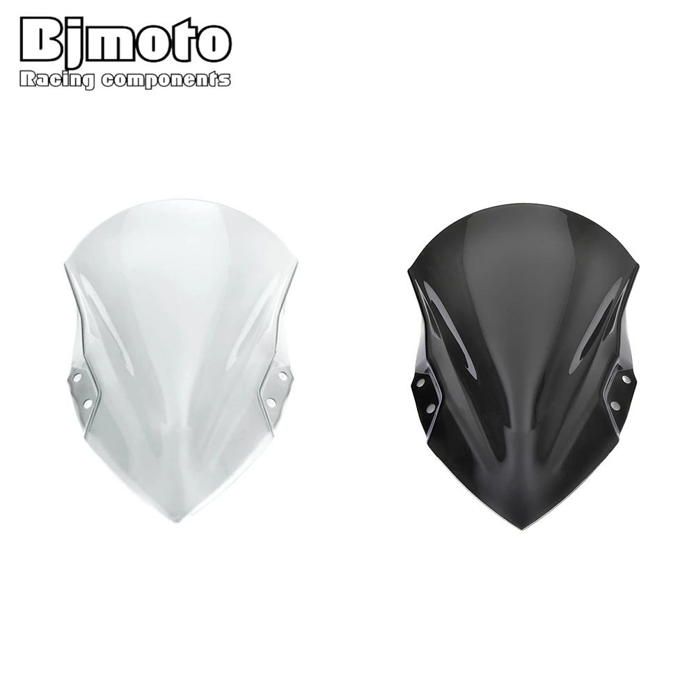 Motorcycle Windscreen Windshield For Kawasaki ninja 400 250 Wind Deflectors Screen Visor 2018 2019 2020 2021 2022 2023