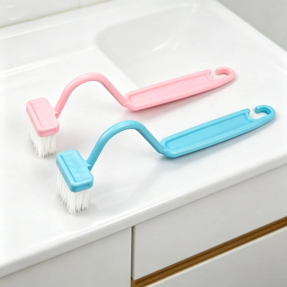 1/2/3PCS Curved Toilet Brush with Long Handle - Household Deep Cleaning Bathroom Accessory - Toilet Cleaning Brushes