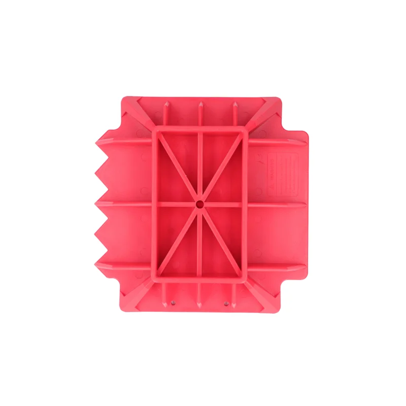 ABS Red Modified Reinforced Nylon Jack Off-Road Base Lifting Jack Surface Pad to Alleviate Jack Hoisting Sinkage