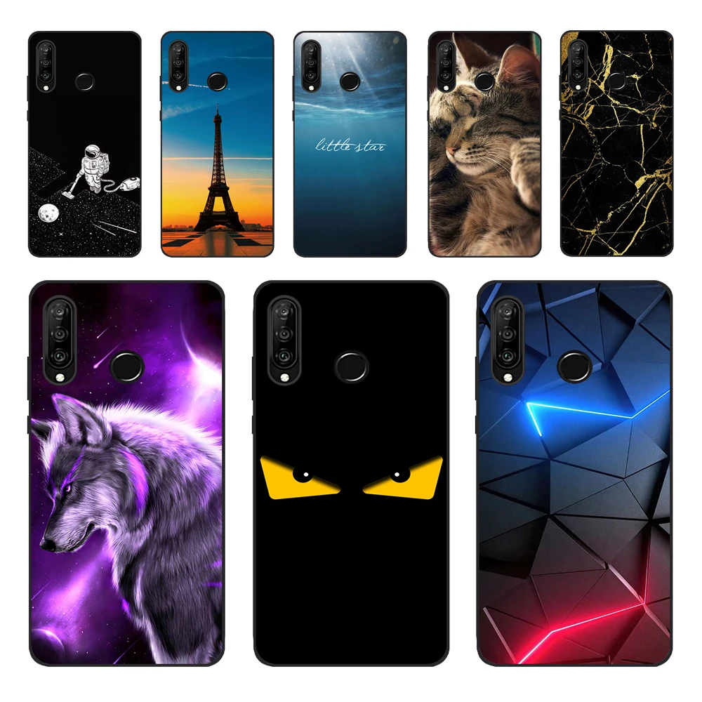 Para Huawei P30 Lite Pro funda moda para chicas mariposa abejas Fundas suaves para Huawei P30 Pro VOG-L29 ELE-L29 P 30 Lite P30lite Coque