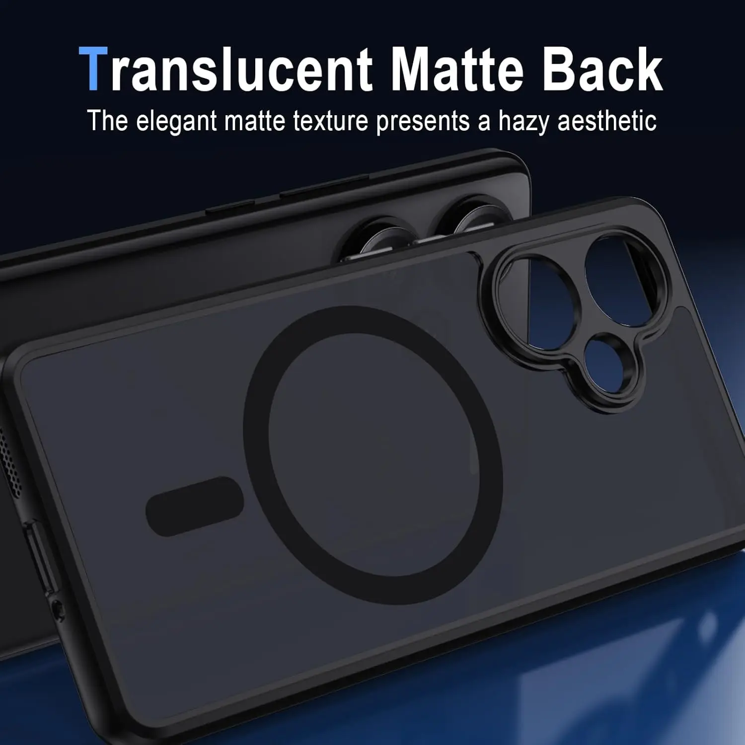 Case for Magsafe Magnetic Wireless Charge Matte Soft Bumper Hard Plastic Cover for Xiaomi Redmi Note 13 Pro Plus