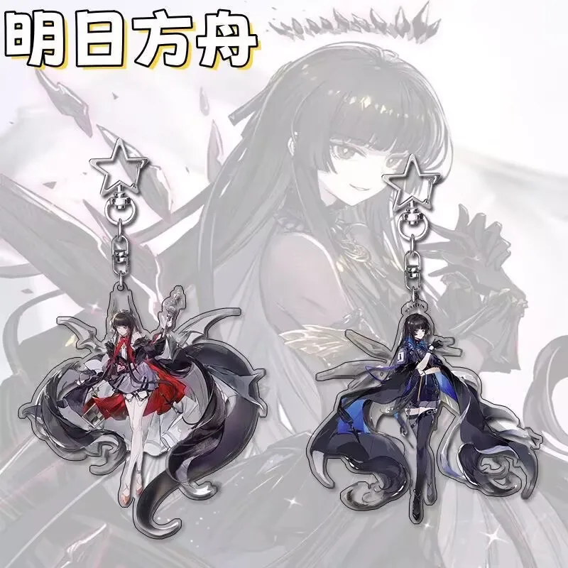 

Брелок "Аркнайтс", акриловая подвеска для школьников "Артро, Нефф", предназначенная для школьников, стоячая вывеска и декоративный предмет.