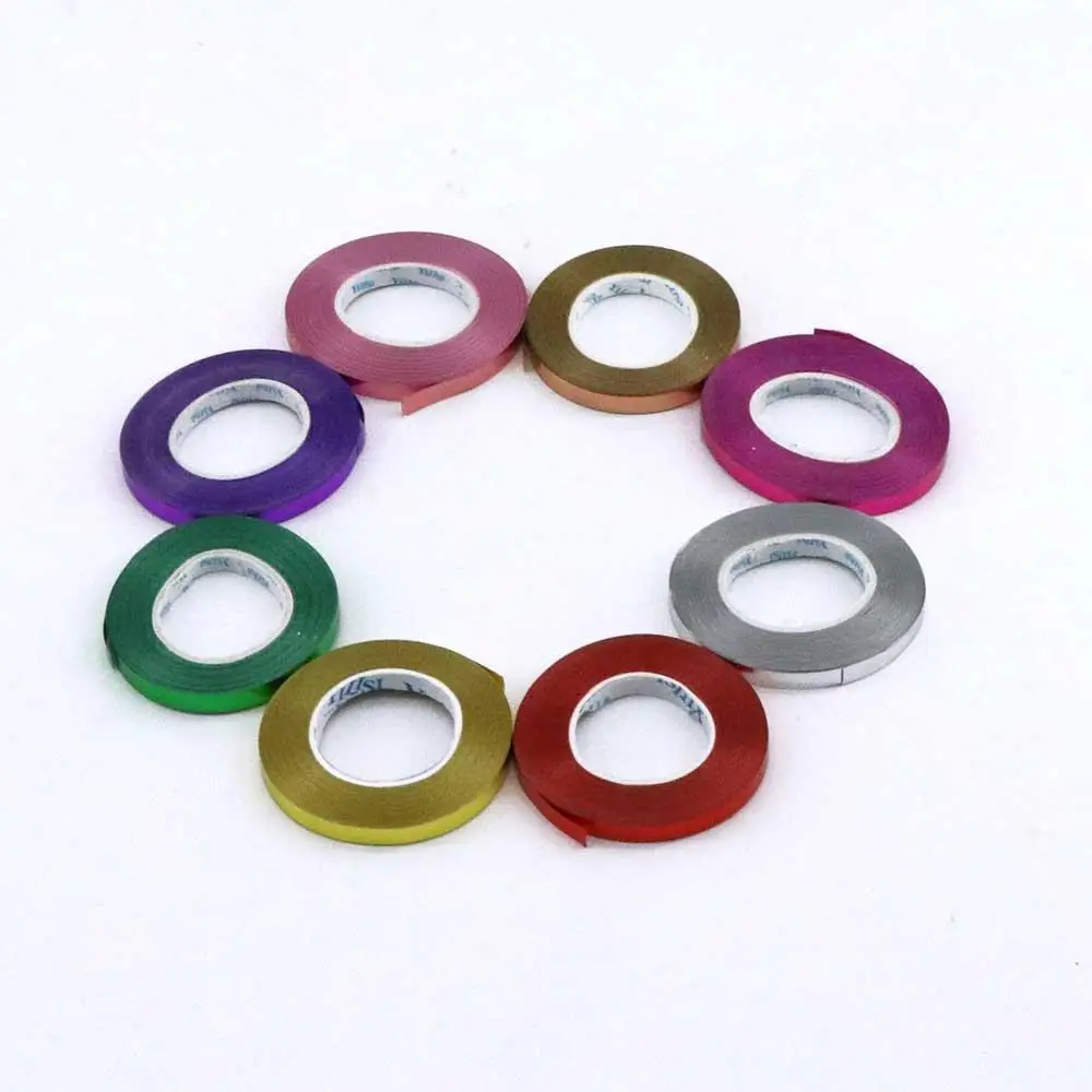 생일 파티 크리스마스 DIY 홈 다채로운 컬링 호일 풍선 로프 파티 용품 레이저 리본